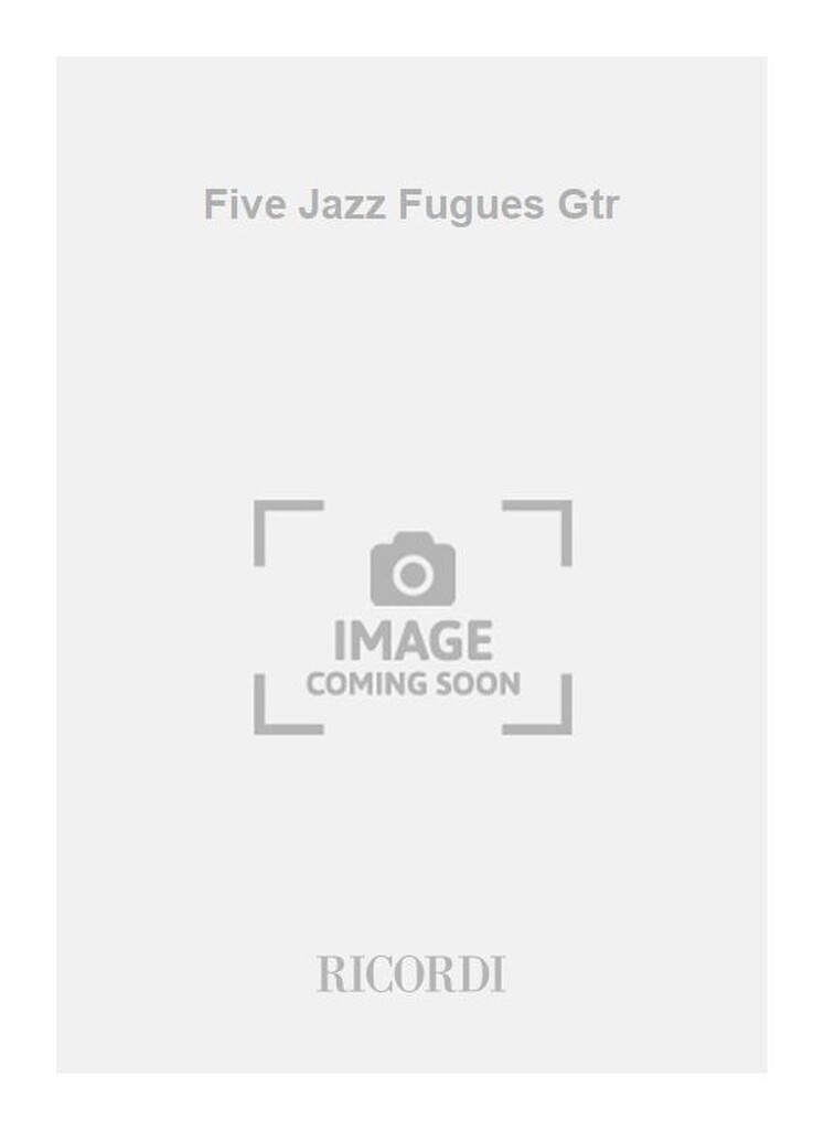 Five Jazz Fugues Gtr